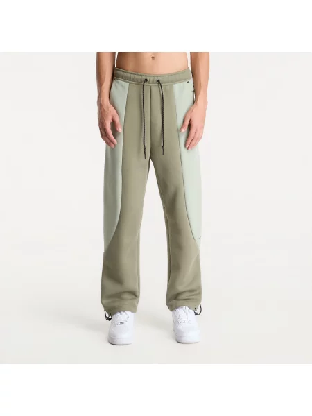 Spodnie dresowe Nike Tech Color-Block Open-Hem Fleece Pants Silver Sage/ Jade Horizon/ Black XL czarne