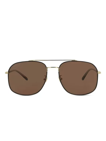 Ochelari de soare aviator Gucci Eyewear maro