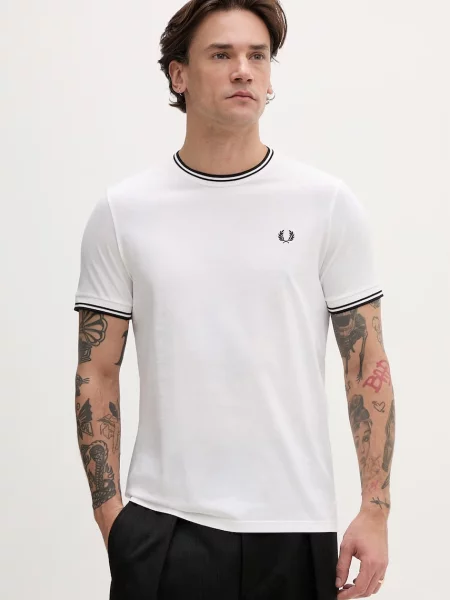 Fred Perry tričko bílé