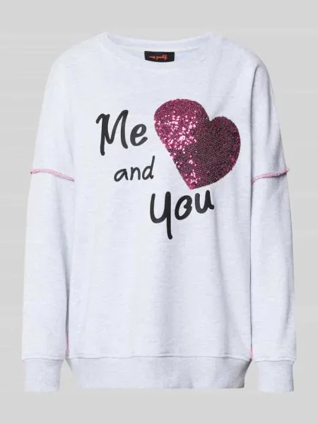 Bluza o kroju oversized z czystej bawełny Miss Goodlife