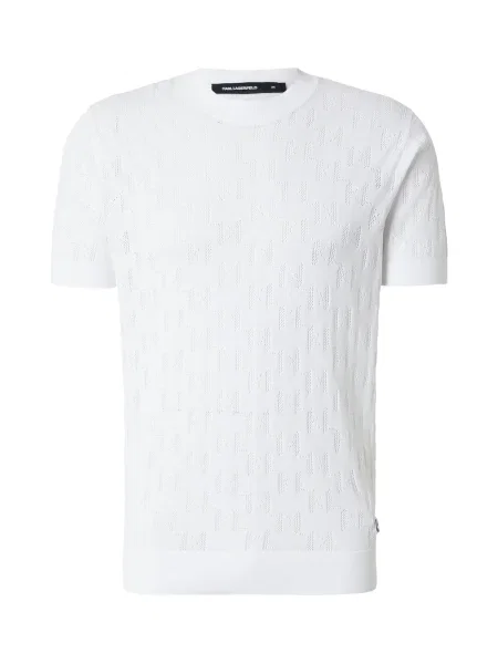 Karl Lagerfeld tricou reversibil din alb