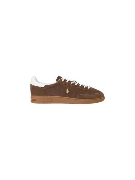 Polo Ralph Lauren Bedford Pp sneakersy zamszowe brązowe