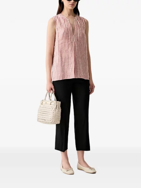 Decupat pantaloni Sisley negru