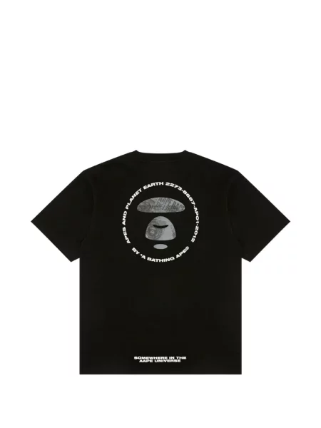Tricou Aape By A Bathing Ape cu imagine negru
