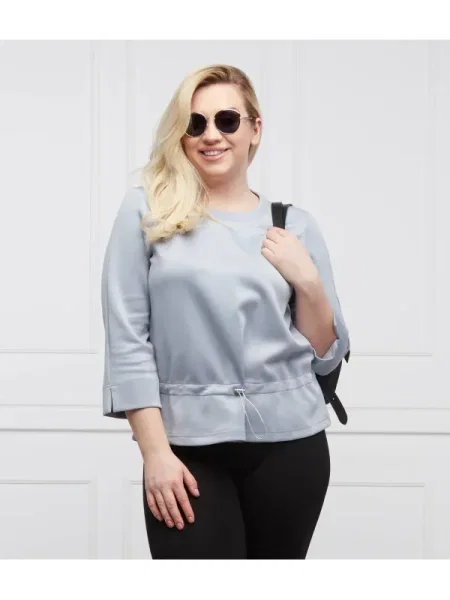 Persona by Marina Rinaldi Hanorac OFFSIDE plus size | Straight fit albastru