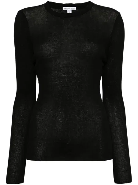 Pulover James Perse lung negru