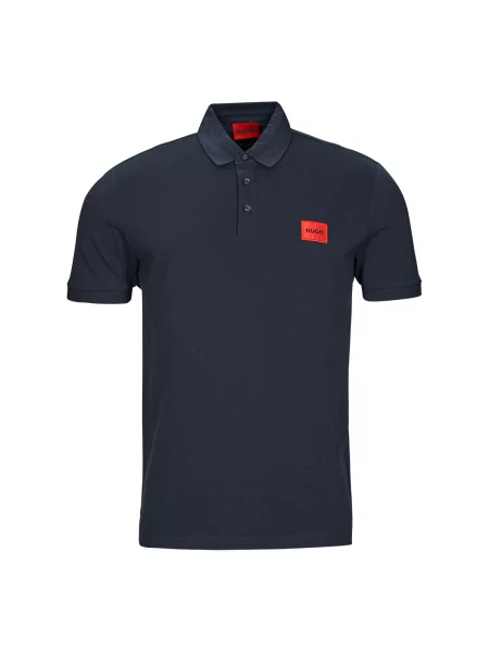 Polo majica Hugo s kratkimi rokavi modra