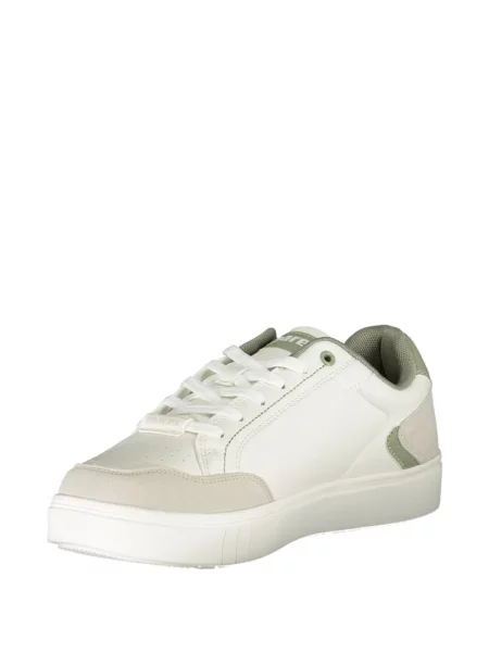 Sneakerși Mares din piele de căprioară alb