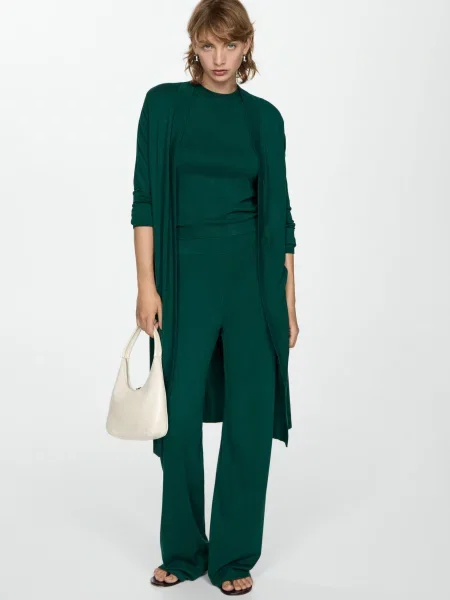 Кардиган MANGO зелений