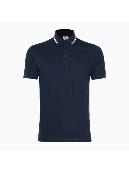 Мъжка тениска Wilson Team Pique Polo classic navy синьо