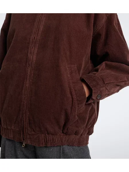 Geacă Polo Ralph Lauren de catifea cord maro