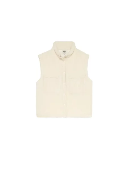 Kamizelka jeansowa Five Jeans biała