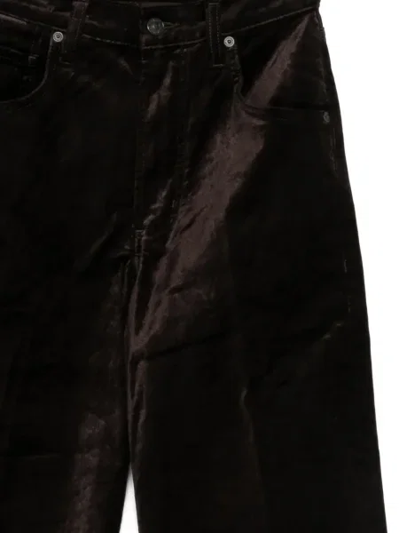 Кадифени панталон Citizens Of Humanity кафяво