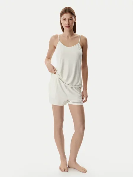 KARL LAGERFELD Pijama deschis bej