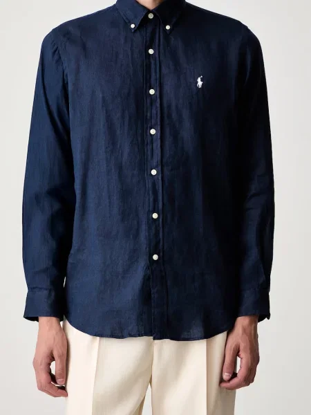 Polo Ralph Lauren сорочка лляна Long Sleeve Sport Shirt