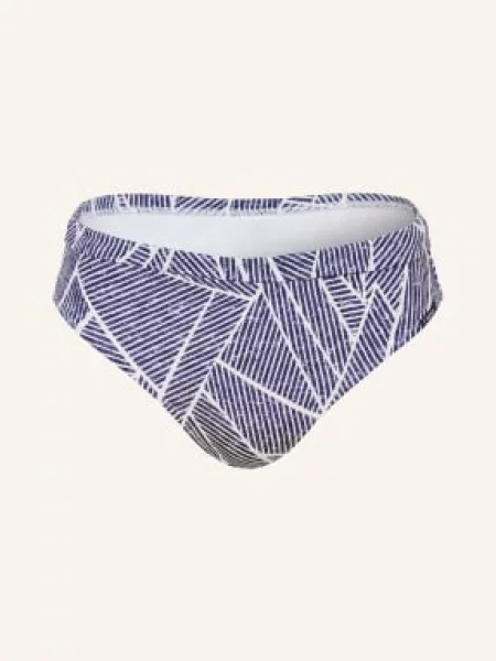 Lidea Podstawowe Figi Bikini Indigo Grid blau białe