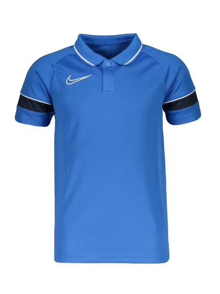 NIKE Funkčné tričko Academy svetlomodrá / tmavomodrá biela