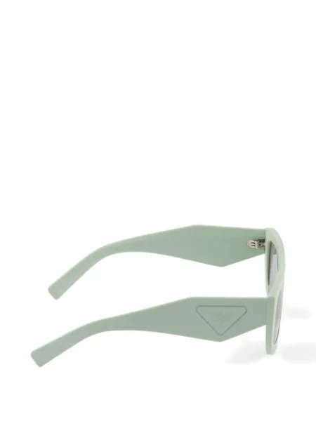 Ochelari de soare Prada Eyewear cu autograf verde