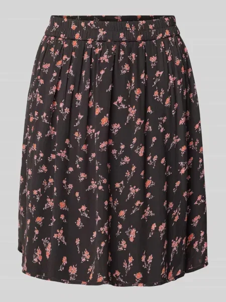 Spódnica mini z elastycznym pasem model ‘Evelda Orabella’ Msch Copenhagen czarna