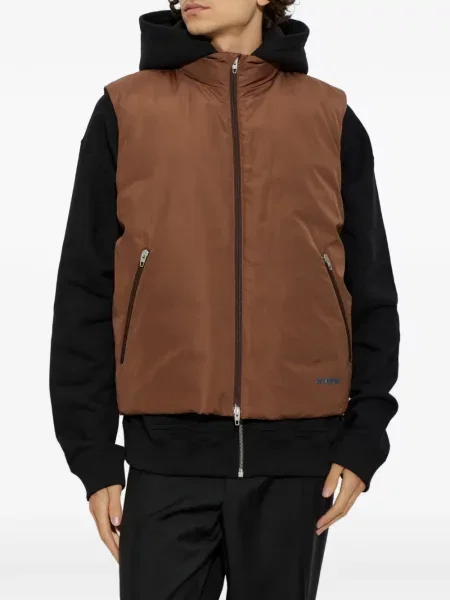 Izolat vestă Jil Sander maro