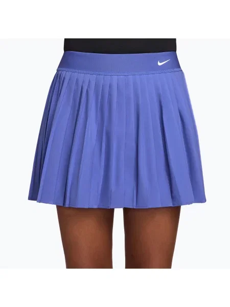 Spódnica tenisowa Nike Victory Dri-Fit High-Waisted Pleated sapphire/white biała