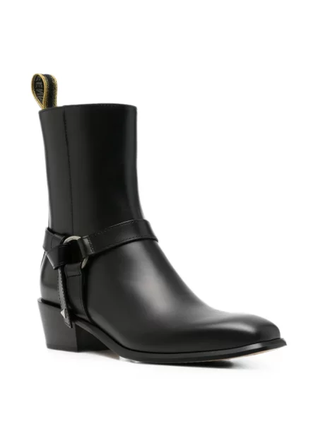 Cizme scurte Fendi din piele negru