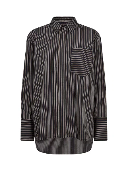 Co'couture Bluză Fina gri taupe negru