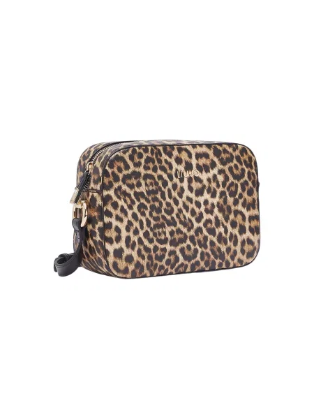 Torebka Liu Jo z nadrukiem w panterkę brązowa