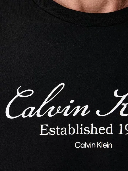Calvin Klein Jeans тениска мъжка от черно