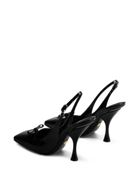 Pantofi cu toc Dolce & Gabbana slingback negru