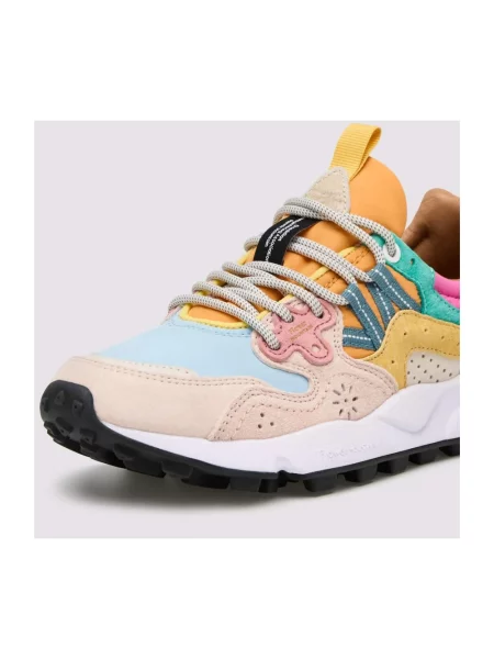 Sneakersy Flower Mountain zamszowe w kwiatki