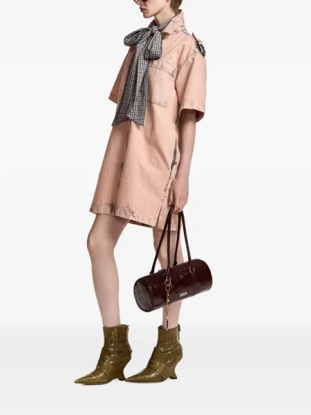 Rochie tip cămașă Essentiel Antwerp roz