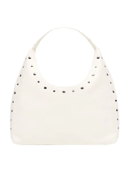 Bershka Ročna torbica off-bela bela