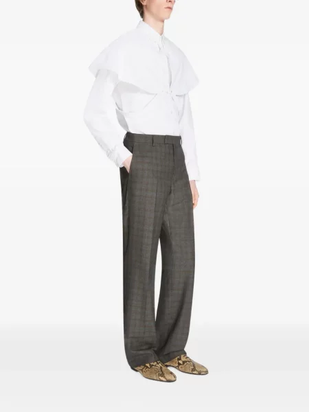 Πουκάμισο Dries Van Noten γραβάτες λευκό