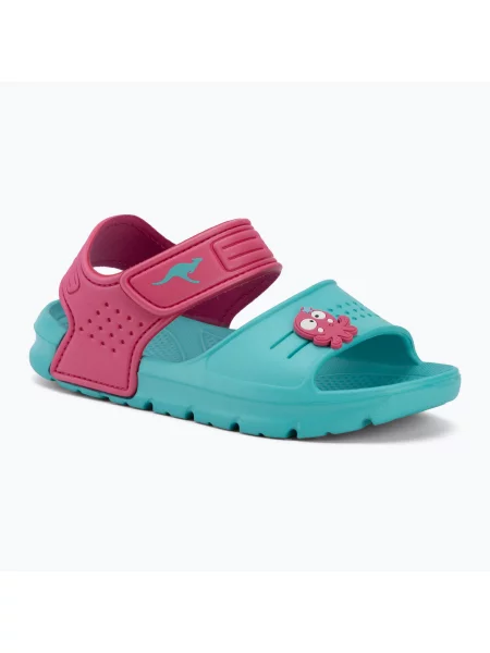 Gyerek szandálok Kangaroos KangaSwim II ocean/daisy pink. Méret: 26 EU rózsaszín