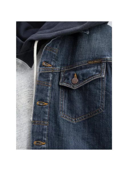 Kurtka jeansowa Nudie Jeans niebieska