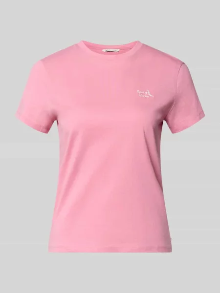 Męski t-shirt o kroju regular fit z czystej bawełny Tom Tailor Denim