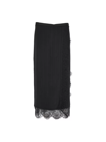 Spódnica midi Twinset czarna