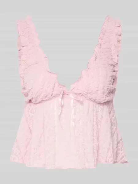 Top Gina Tricot koronkowy