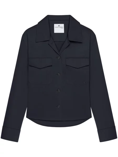 Koszula Courreges niebieska