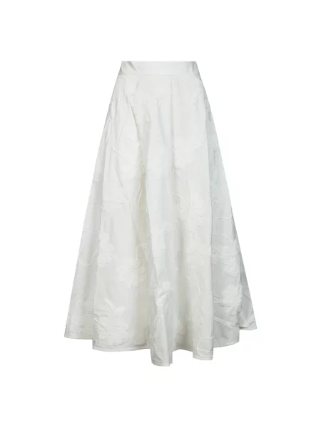 Spódnica maxi Rotate Birger Christensen w kwiatki biała