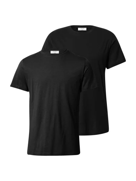 DAN FOX APPAREL Tricou Piet' negru