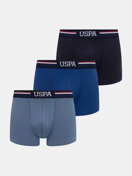Boxerky U.S. Polo Assn. USPA BRAND modré