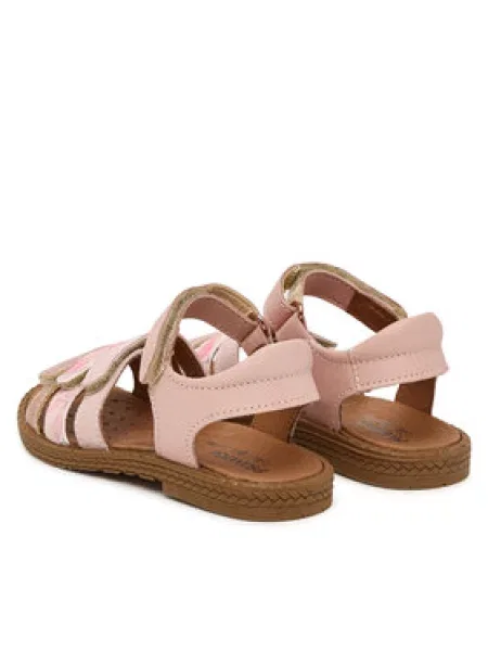 PRIMIGI Sandale rozo zlatna / svijetloljubičasta / roza / bijela ružičasta