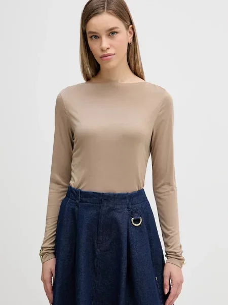 Barbour Tričko s dlouhým rukávem Wren zelené