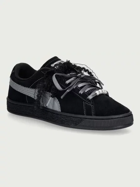Pantofi Puma Yellow din piele de căprioară negru