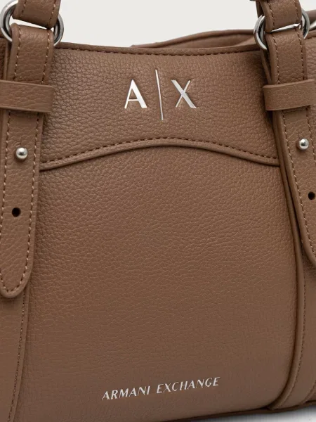 Кожаная сумка через плечо Armani Exchange