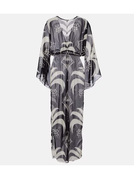 Rochie Johanna Ortiz cu imagine transparente negru