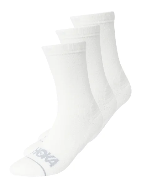 HOKA Športne nogavice siva bela