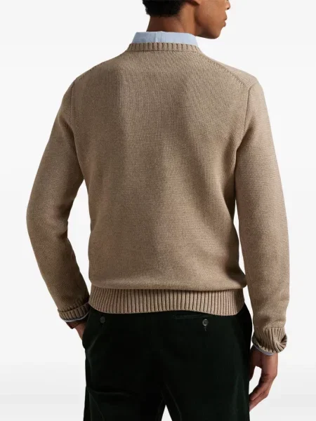 Ριγέ polo Polo Ralph Lauren με κουκούλα με αυτόγραφο λευκό